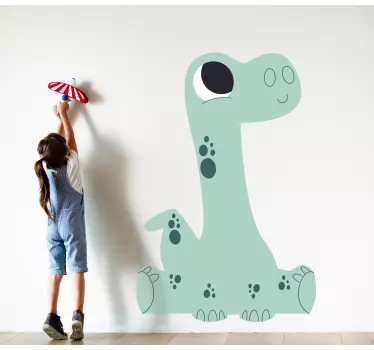 Naljepnica za djecu veseli pokretni dinosaur - TenStickers