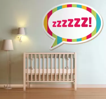 Naljepnica za djecu Živahni govorni oblačić - TenStickers