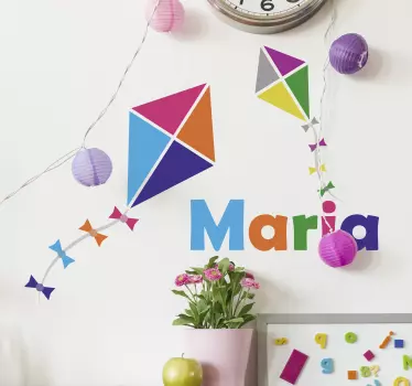 Naljepnica za djecu zmajevi i imena - TenStickers