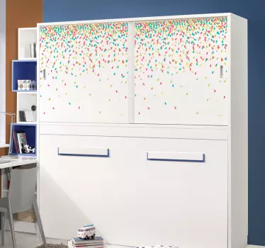 Naljepnica za konfetke garderobe - TenStickers