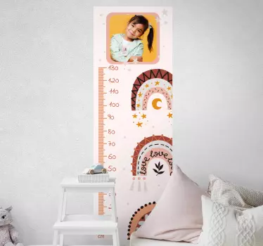 Naljepnica za personalizirane fotografije visine - TenStickers