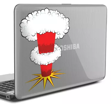 Naljepnica za prijenos nuklearne eksplozije - TenStickers