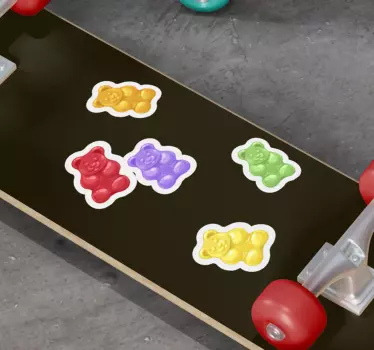 Naljepnica za skateboard bomboni - TenStickers