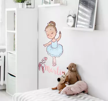 Naljepnica za zid balerina - TenStickers