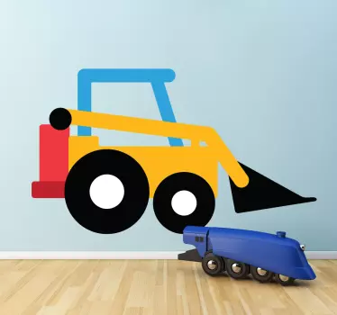 Naljepnica za zid dječje igračke kopač - TenStickers