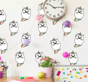 Naljepnica za zid dječjih jednoroga - TenStickers