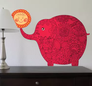Naljepnica za zid slonice za djecu - TenStickers