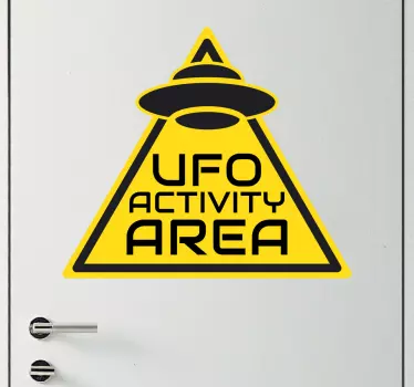 Naljepnica za zid ufo aktivnosti - TenStickers
