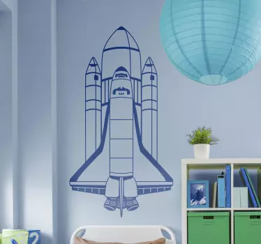 Naljepnica za zidanje dječje rakete - TenStickers