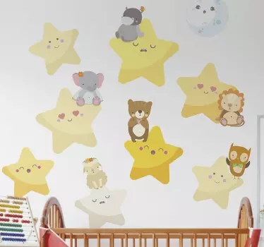 Naljepnica zid za zvijezde - TenStickers