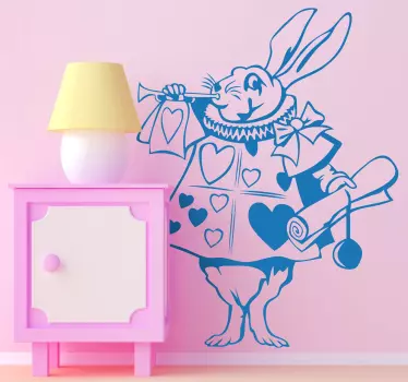 Naljepnica zid zidova od zeca - TenStickers
