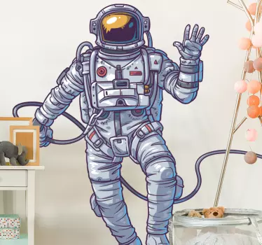 Naljepnica zida astronauta - TenStickers