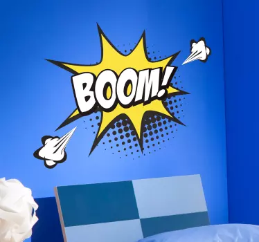 Naljepnica zida onomatopeja pop crtanog filma - TenStickers