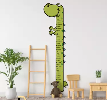 Naljepnica zida tablice t-rex visine - TenStickers