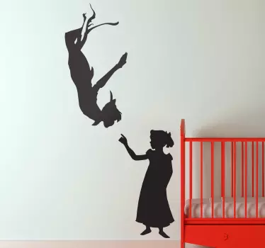 Naljepnica zida wendy & peter pan - TenStickers