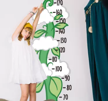 Naljepnica zidne ljestvice beanstalk - TenStickers