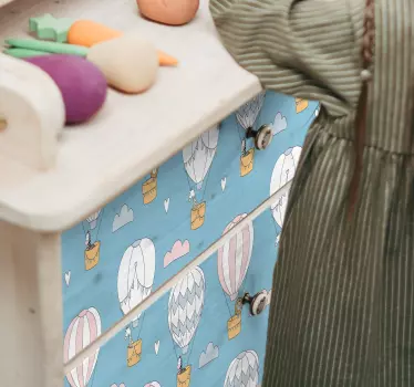 Naljepnice za balon na vrući zrak za namještaj - TenStickers