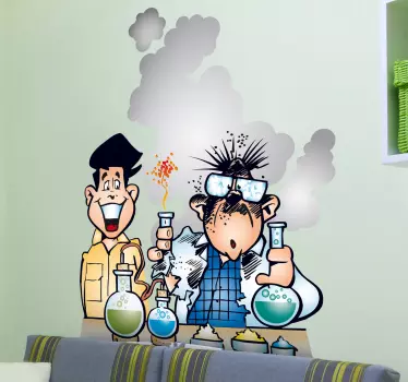 Naljepnice za laboratorijsku eksploziju djece - TenStickers