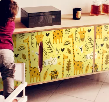 Naljepnice za žirafe za naljepnice namještaja - TenStickers