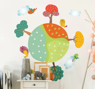 Proljetna naljepnica za bebe na zidu - TenStickers