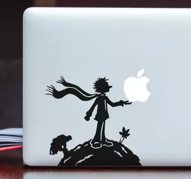 Silueta kože malog princa laptopa - TenStickers