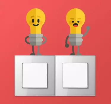 Skup naljepnica za preklopku žarulje - TenStickers