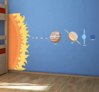 Solarni sustav za skaliranje zidnih naljepnica - TenStickers