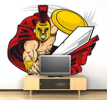 Spartanska ukrasna naljepnica - TenStickers