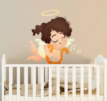 Sviranje naljepnice za djecu na harfi - TenStickers