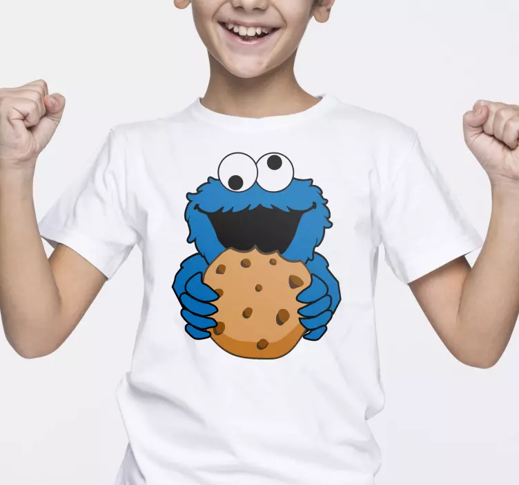 Cookie monster prilagođena majica - TenStickers
