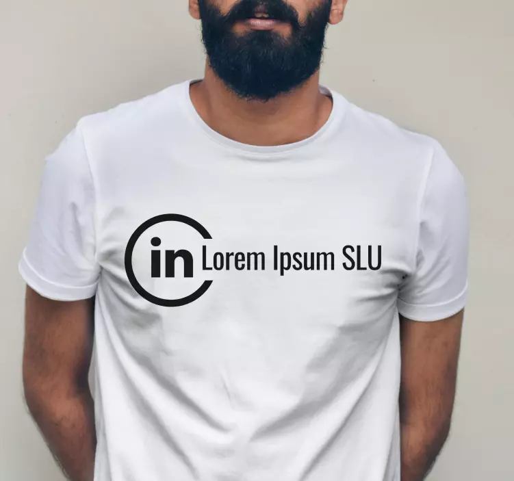 Majice prilagođeni linkedin račun - TenStickers