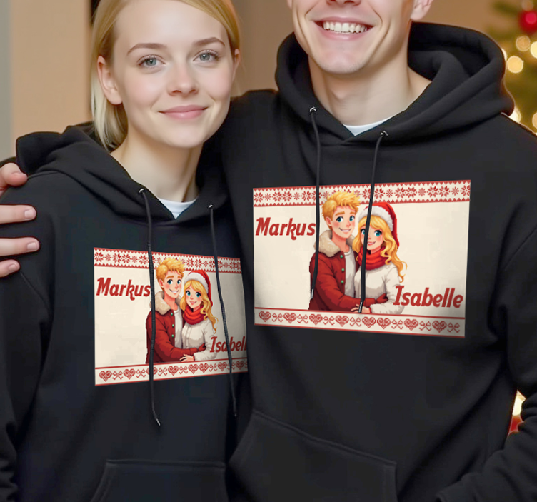 Majice za parove ti i ja zauvijek personalizirani - TenStickers