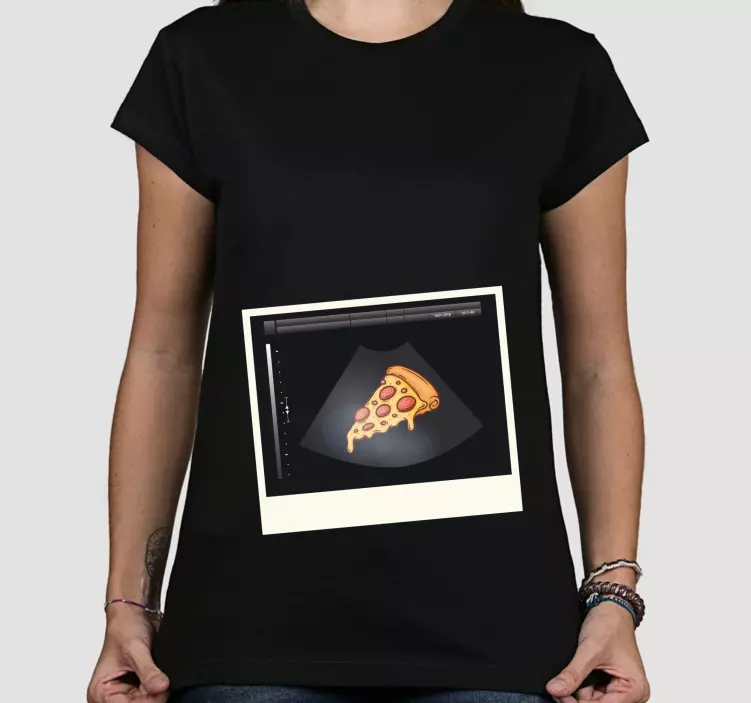 Smiješna pizza bump dječja košulja - TenStickers