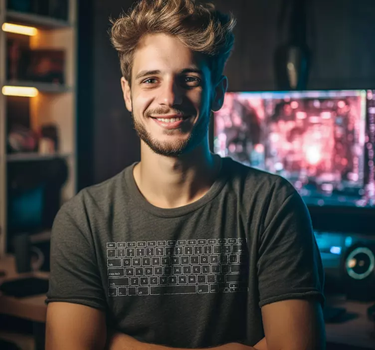 Majice tipkovnička tipke - TenStickers