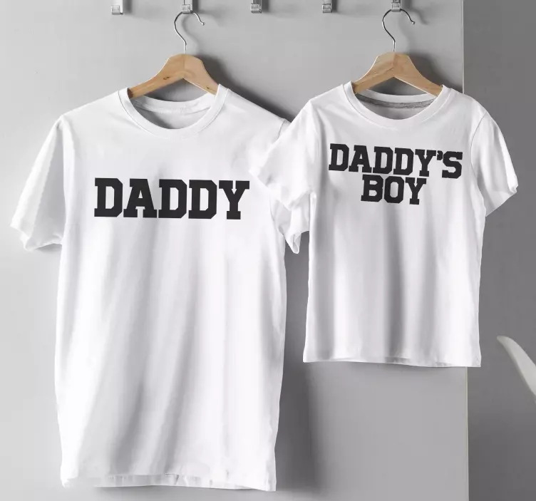 Tatina i tatina dječakova košulja oca i sina - TenStickers