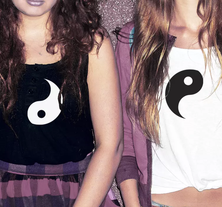 Majice za par yin i yang - TenStickers