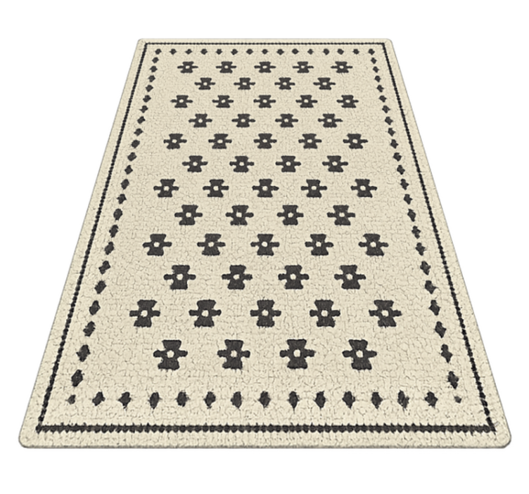 Vinil podovi dnevna soba cvjetni mozaik - TenStickers