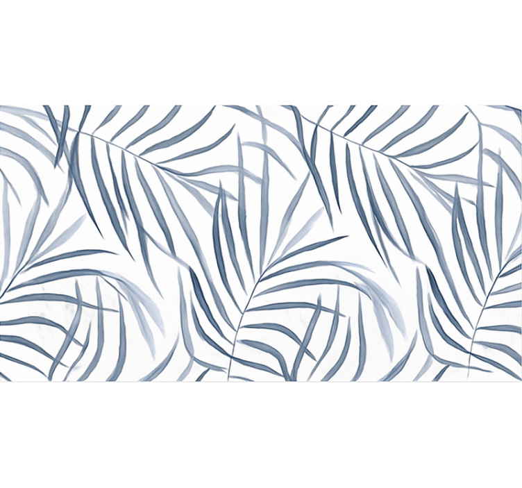 Vinil podovi plava dizajn tankih listova - TenStickers