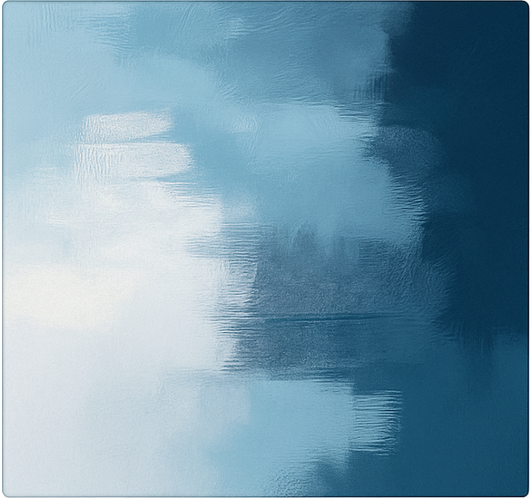 Vinil podovi plava apstraktna ekspresionistička umjetnost - TenStickers