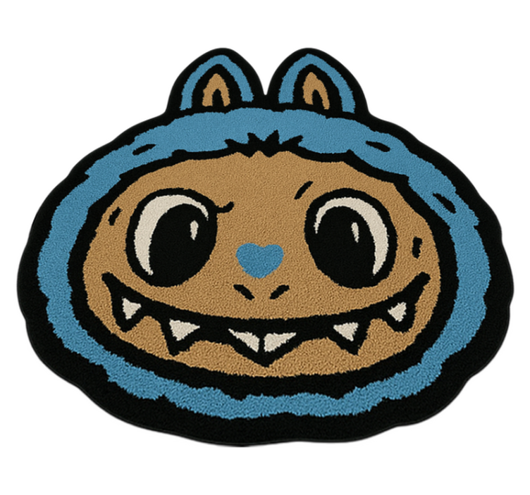 Drugi vinil podovi dizajn plavog labubua - TenStickers