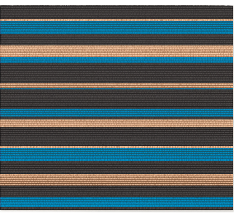 Vinil pod u kuhinji efekt tkanja u tamnom tonu - TenStickers