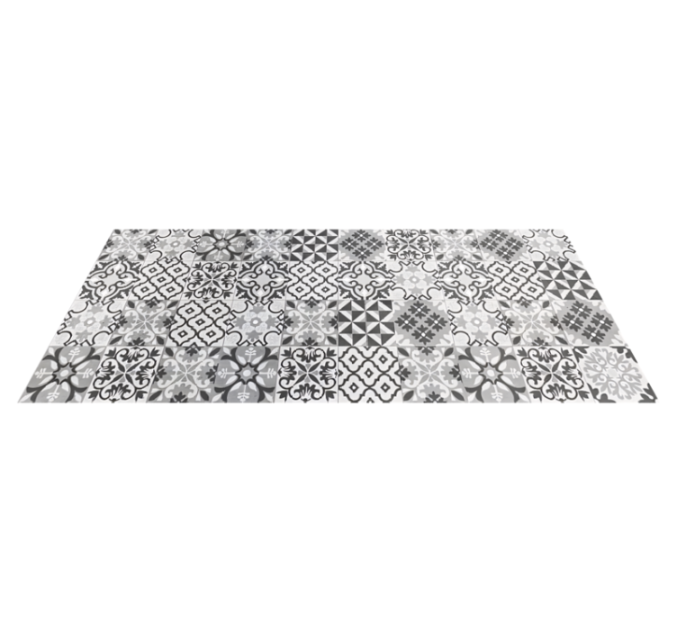 Vinil pločice sivo stvoreno - TenStickers