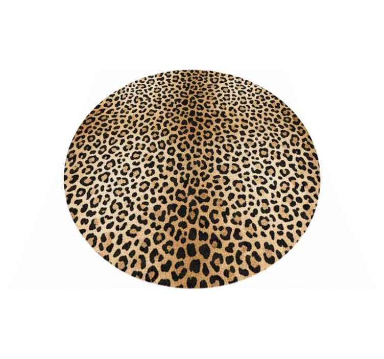 Vinil podovi dnevna soba s uzorkom pantera - TenStickers