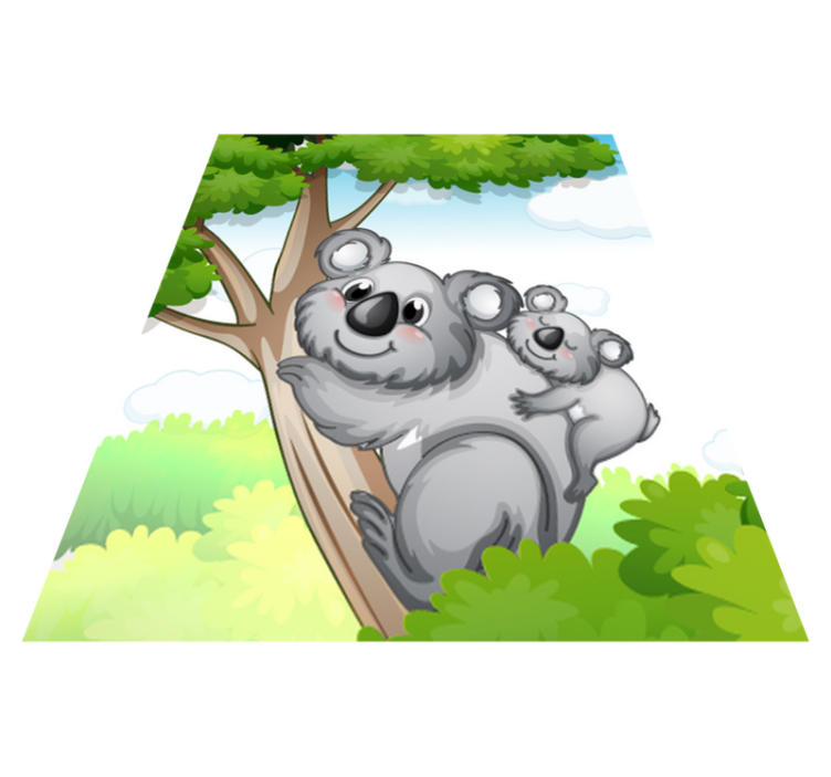 Vinil podovi životinja majka i beba koala - TenStickers