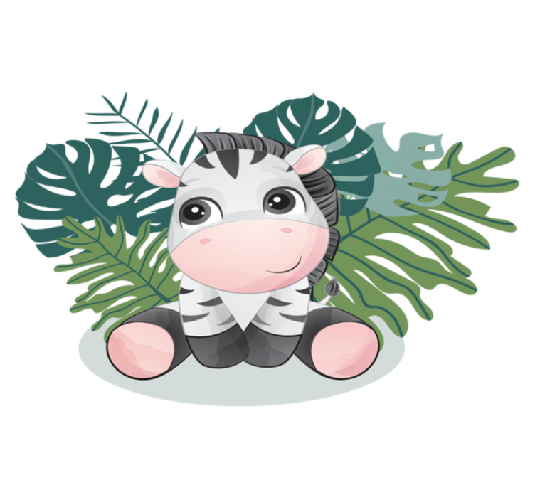 Vinil podovi životinja wild africa zebra - TenStickers