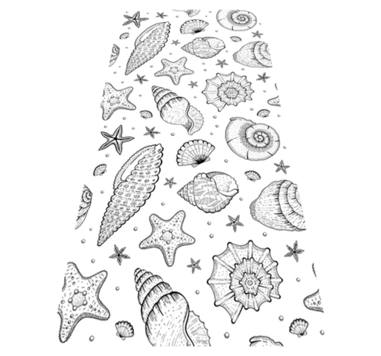 Vinil podovi životinja morski život i školjke - TenStickers