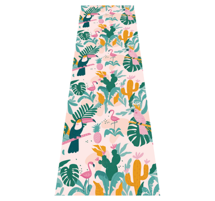 Vinil podovi životinja zeleni ptice i lišće - TenStickers