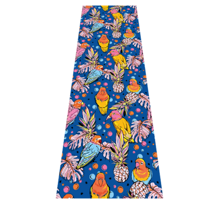 Vinil podovi životinja u šarenim perjem - TenStickers