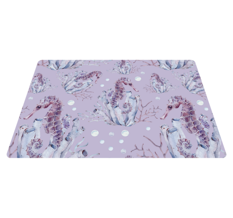 Vinil podovi životinja u akvarel stilu morskog konjica - TenStickers