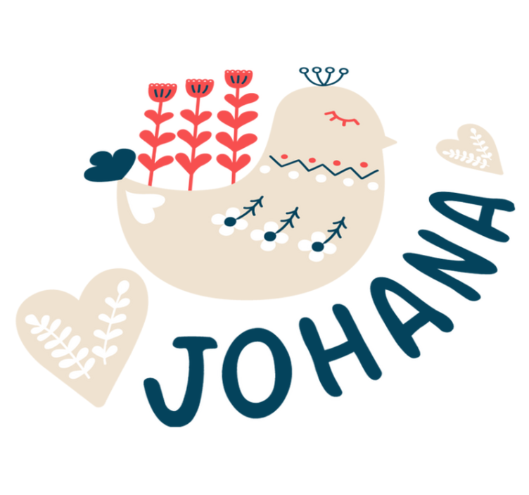 Vinil podovi životinja nordic snow bird personalizirani - TenStickers